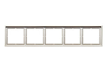 Five-gang frame LIREGUS MODERN, champagne