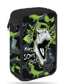 Pencil case CoolPack F067966, 20 cm x 13 cm, black/green