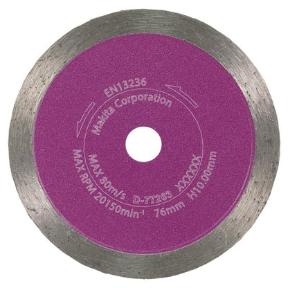 Diamentowa tarcza tnąca Makita, 76 mm x 10 mm x 1.4 mm