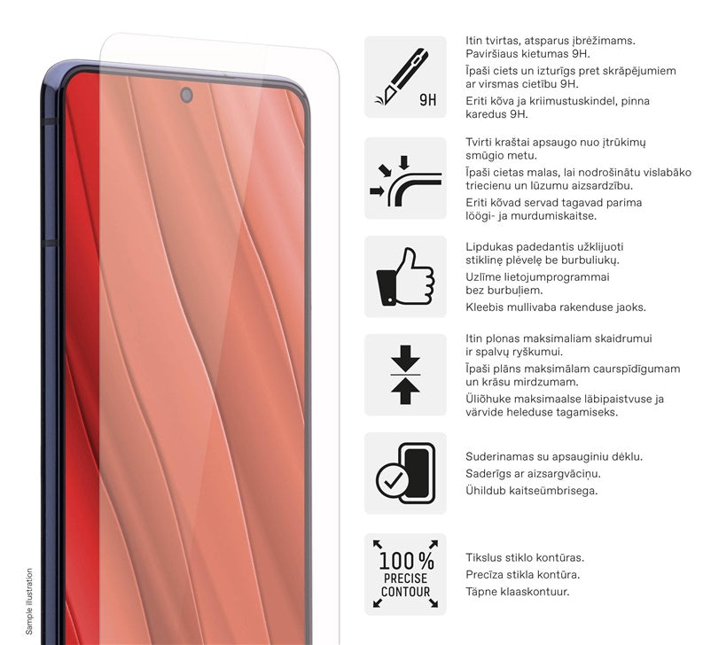 Toti Galaxy S24 FE Screen Protector, 9H, 6.7 "