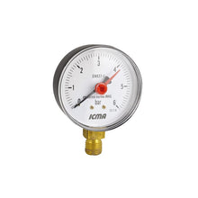 Pressure gauge ICMA 1/4", 63 mm, 16 BAR