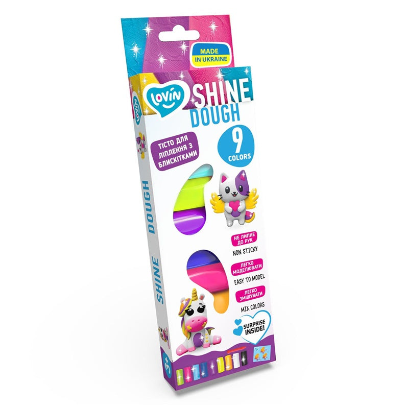 Plastelina Lovin Shine Dough ETC41180, różne kolory