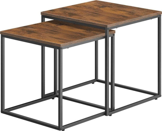 Set of tables, brown, 45x45.5 50x50.5