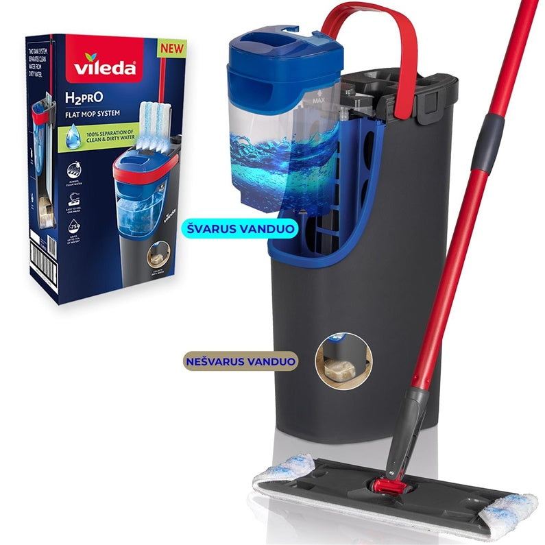 Grindų plovimo rinkinys H2PRO