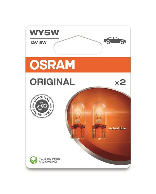 Car bulb Osram 2827NA-2BL, Incandescent, orange, 12V