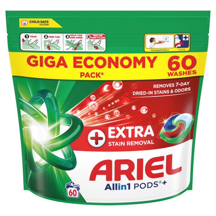 Skalbimo kapsulės Ariel All-in-1 PODS, 60 vnt.
