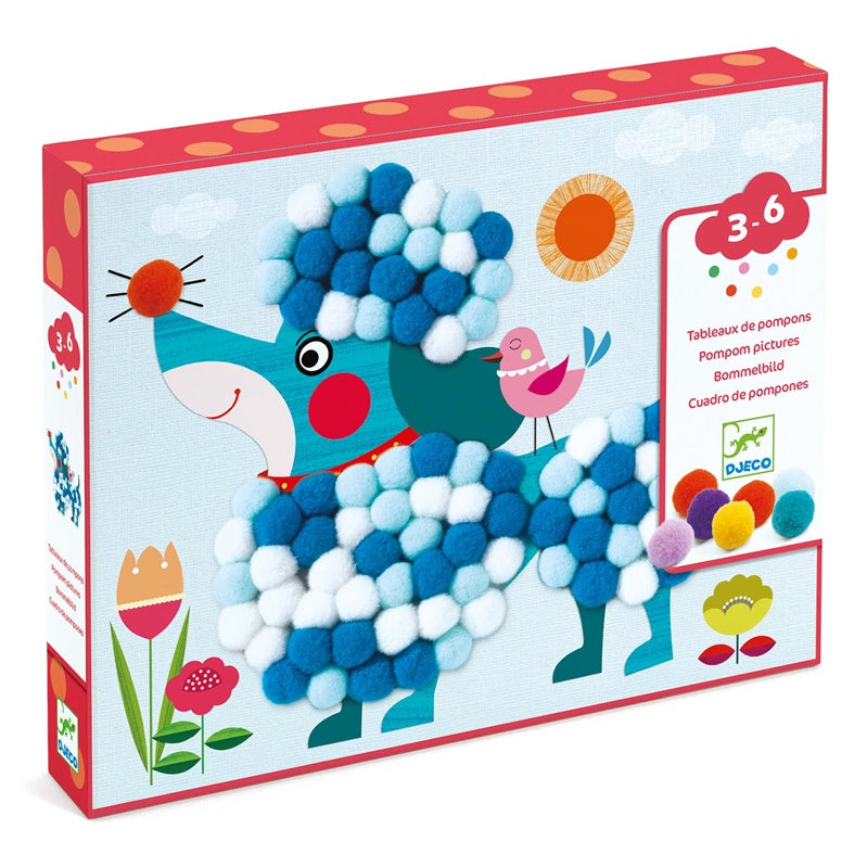 Kūrybos rinkinys Djeco Pompons dog DJ09867