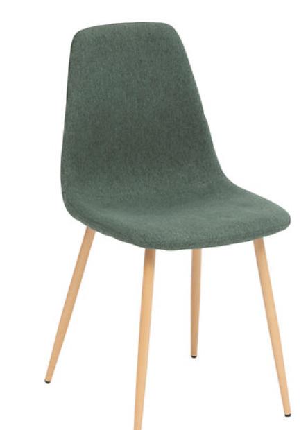 KRZESŁO DO JADALNI ROKA ZIELONE 45X51X87