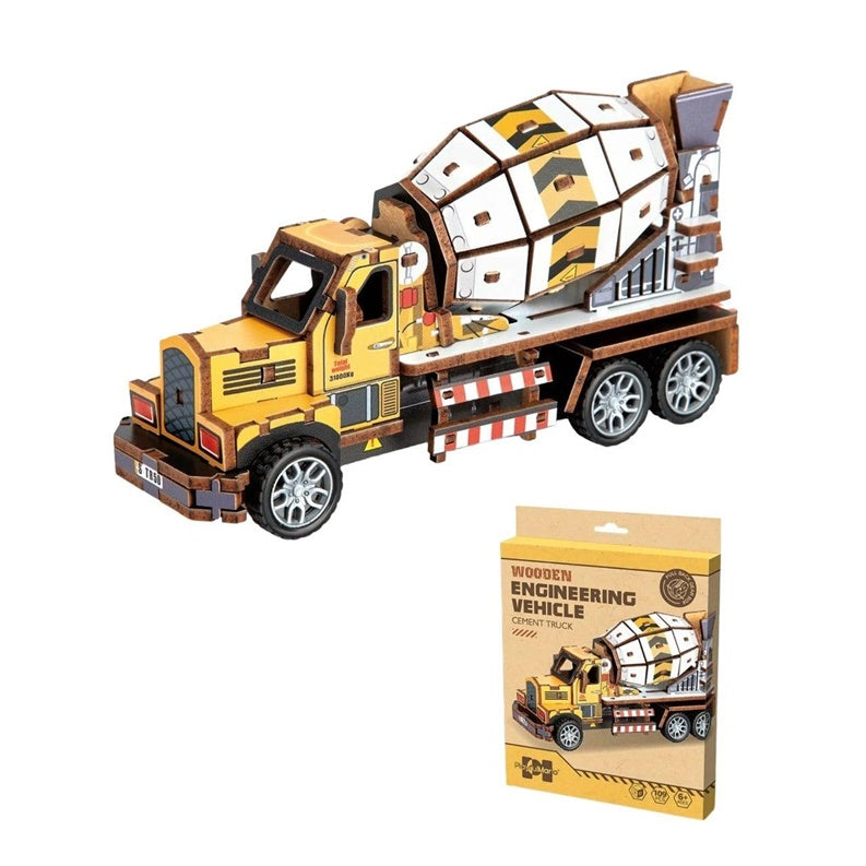 ŽAISLAS MEDINĖ 3D DELIONĖ CEMENT TRUCK109VNT