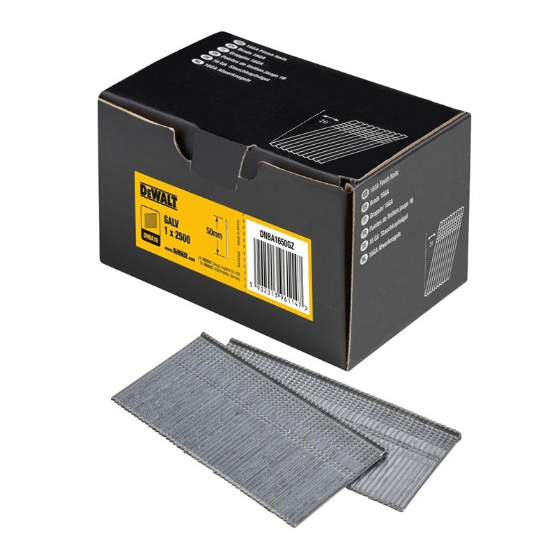 Nails for Dewalt DNBA1650GZ strip, 50 mm x 1.6 mm