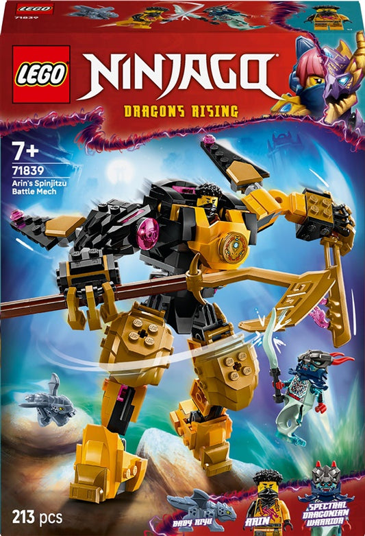 Klocki LEGO® Ninjago Robot bojowy Spinjitzu Arina