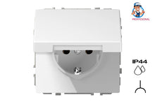 Socket LIREGUS MODERN, IP44, matt white