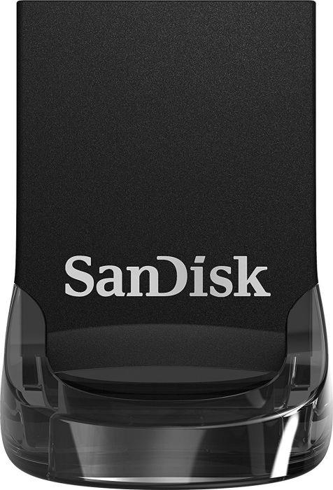 USB Flash Drive SanDisk Ultra Fit USB 3.1, Black, 128 GB