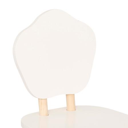 Children's chair Atmosphera, brown/white, 23 cm x 47 cm