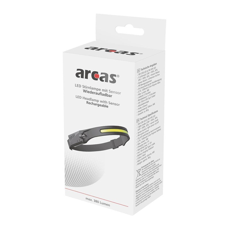 Headlamp 5+3W IPX4 ARCAS