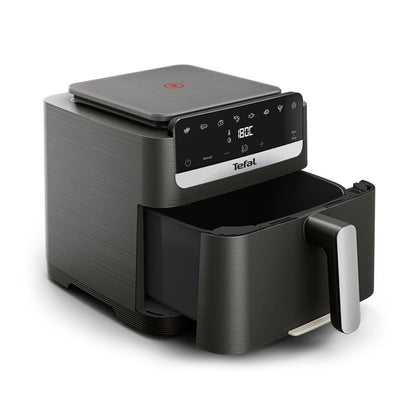 Karšto oro gruzdintuvė Tefal EY866HE1, juoda sp., 7.5 l