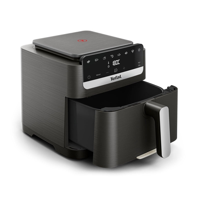 Karšto oro gruzdintuvė Tefal EY866HE1, juoda sp., 7.5 l