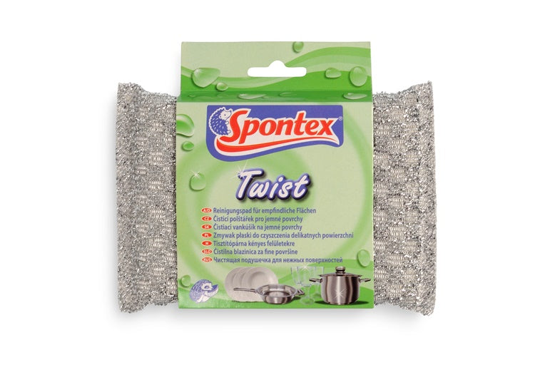 Губка абразивная Twist Spontex