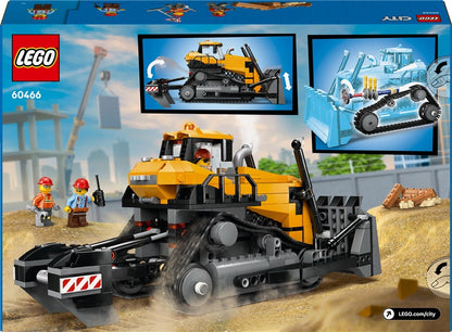 LEGO® City Yellow Bulldozer 60466 Building Toy, 682 Pieces.