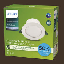 LED Panel recessed Philips Diamond, 2.2W, 4K, LED, white