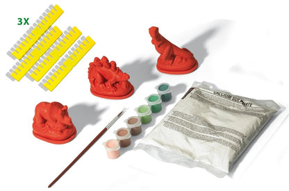 Gipsinių figūrų gaminimo rinkinys SES Dinosaurs 01406
