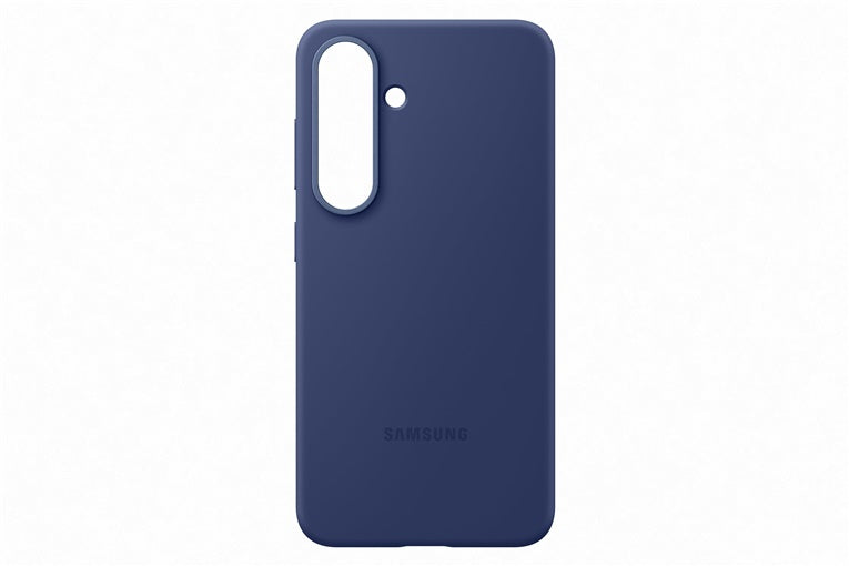 Etui na telefon Samsung Silicone, Galaxy S25, niebieskie