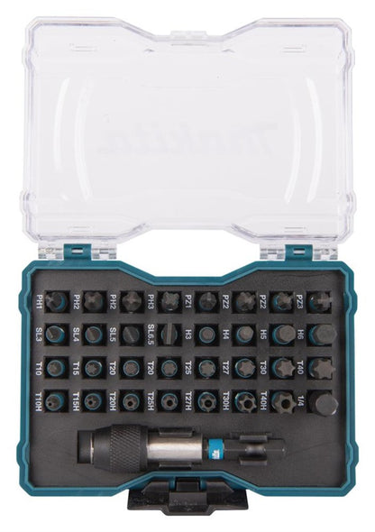Sukimo antgalių rinkinys Makita E-12441, 33 vnt.