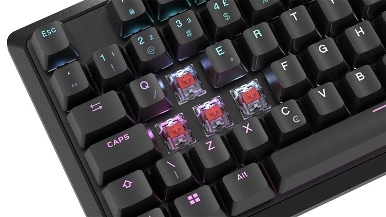 Klawiatura Corsair K70 CORE Red Switch Angielska (US), czarna