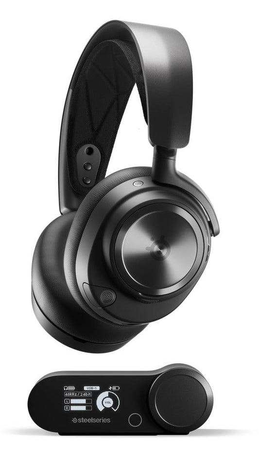 Žaidimų ausinės Steelseries Arctis Nova Pro, juodos
