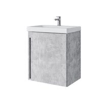 ШКАФ ПОДВЕСНОЙ С РАКОВИНОЙ WTU-50BT-PM CONCRETE