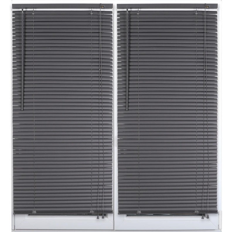 Blinds Luance VENETIAN, dark grey, 400 mm x 1300 mm