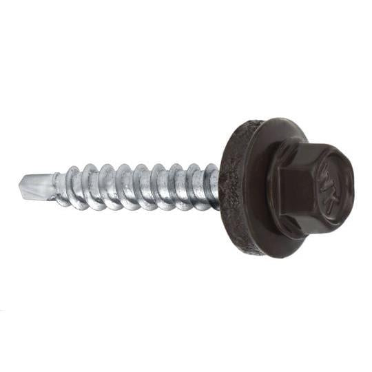 Self-tapping screw Wkret-Met WFD, RAL8019, 4.8 mm x 35 mm, 250 pcs.