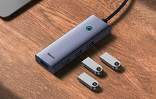 Baseus HDMI + 4xUSB3.0 + USB-C PD/USB-C 100W Adapter