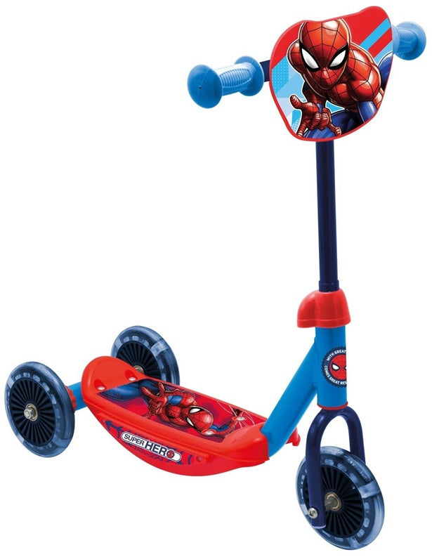 Vaikiškas paspirtukas Spider-Man, mėlyna sp./raudona sp.