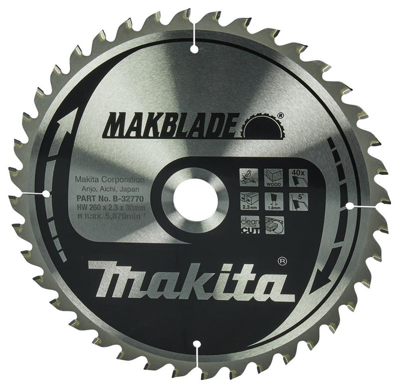 Pjovimo diskas Makita B-32770, 260 mm x 30 mm
