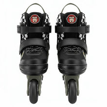 Wrotki Spokey POPPY GN, czarne/zielone, 31-34