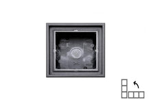 Surface mounting frame LIREGUS MODERN, matt black