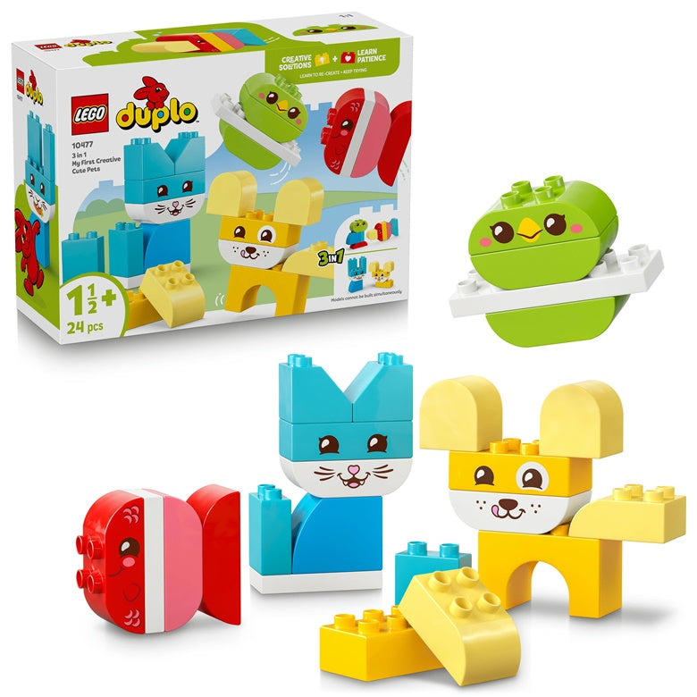 Klocki LEGO® DUPLO® Zwierzęta „3 w 1” 10477, 24 elementy