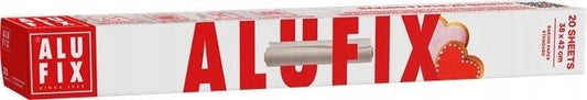Baking paper ALUFIX, 42 cm x 38 cm, 20 pcs