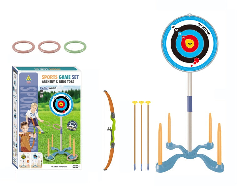 Outdoor toy Bow and target, 10 cm x 46 cm, JB8010B