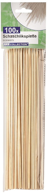 KOMPLEKTAS IEŠMELIŲ BAMB 25CM 100VNT