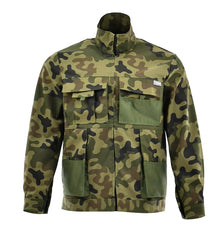 Kurtka Sara Workwear, zielona, bawełna/poliester, rozmiar M