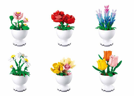 Sluban Potted Plants M38-B1077 building set, plastic