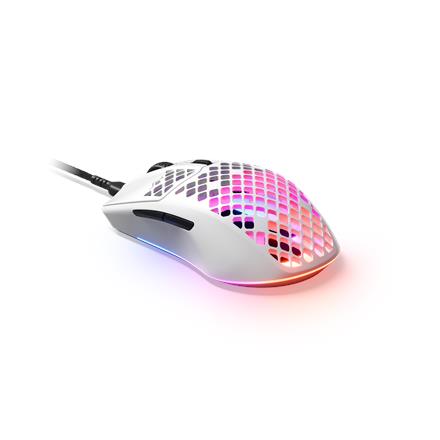 Mysz dla graczy Steelseries Aerox 3, biała