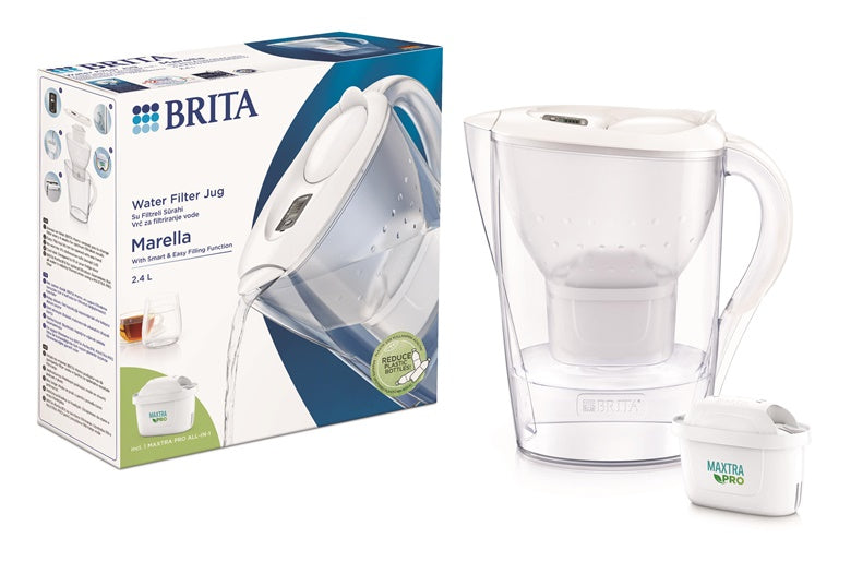 Dzbanek filtrujący wodę Brita MARELLA, 2,4 l, biały