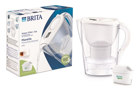 Water filter jug Brita MARELLA, 2.4 l, white