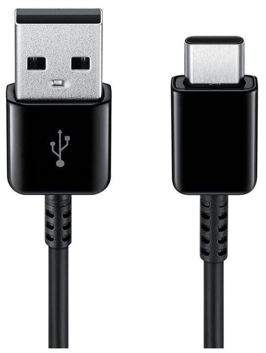 Laidas SAMSUNG USB Type A M, USB Type C M, juodas