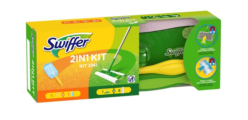 Grindų valymo rinkinys Swiffer, plastikas/poliesteris