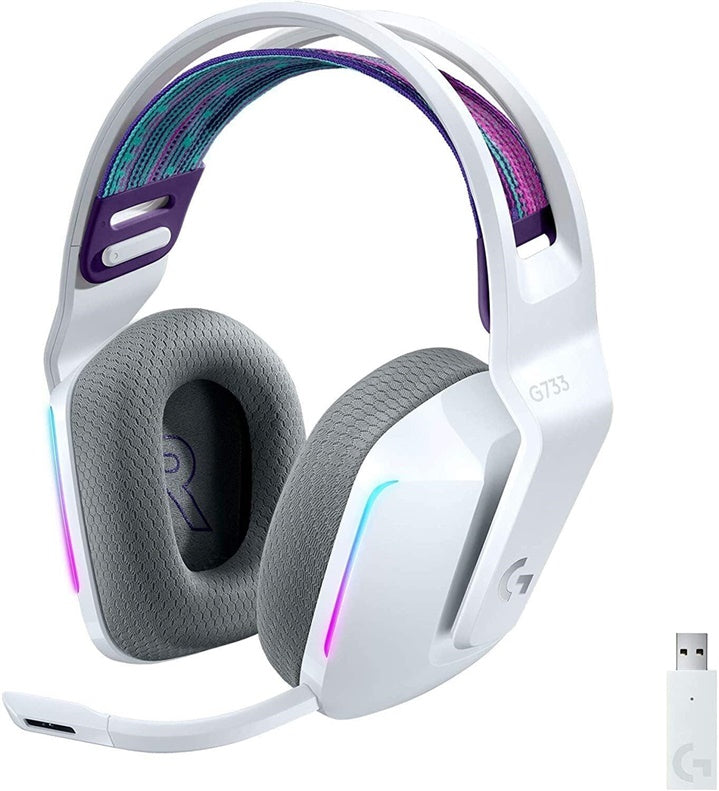 Gaming Headset Logitech G733, white