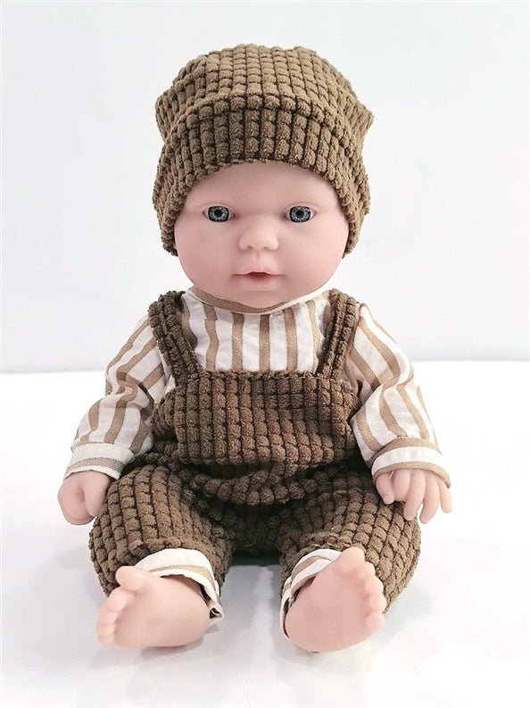 Lėlė - kūdikis su priedais Pure baby 706629W, 25 cm